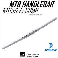 แฮนด์ตรงเสือภูเขา RITCHEY : COMP MTB FLAT HANDLEBAR สีขาว 31.8 / กว้าง 600mm.