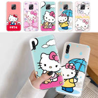 โปร่งใส อ่อนนุ่ม ปก หรับ Tecno Spark 8 6 7T LTE Pova 5 7P 7 Go 5P 8C 8P POP AIR 5 Neo Pro Protective เคสโทรศัพท์ K-113 Lovely Hello Kitty