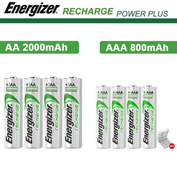 Energizer Power Plus AAA 800mAh 1.2V NiMH Rechargeable Batteries