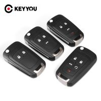 Keyyou Flip Vouwen Autoautosleutel สำหรับ Chevrolet Cruze Epica Lova Camaro Impala 2 3 4 5 Knop HU100ใบมีด Vervanging