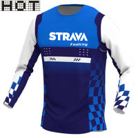 Strava Motocross Bicycle Jersey Sleeve Cycling Enduro Mtb Jersey Downhill Jersey Mx Mountain Bike Clothing HTTP Fox Polera Mtb