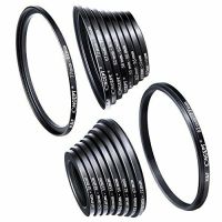 K&amp;F Concept 18PCS Lens Filter Stepping UP and Down Adapter Set 37 49 52 55 58 62