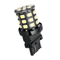 T25 10ชิ้น3157 P27/7W 33ไฟไฟเบรครถ Led เครื่องยนต์เวลากลางวันตัวบ่งชี้ทิศทาง Lampu Jalan 3156 3457สีแดงสีขาวสีเหลืองอำพัน