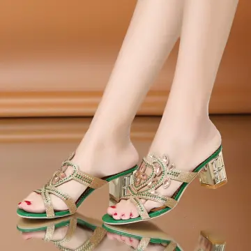 Buy Women Green Casual Sandals Online | SKU: 33-1506-21-37-Metro Shoes