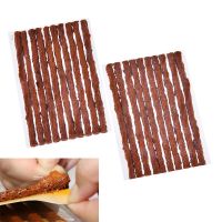 ♦☋ 20pcs Tubeless Tire Repair Strips Stiring Glue for Tyre Puncture Emergency Car Motorcycle Bike Tyre Repairing Rubber Strips