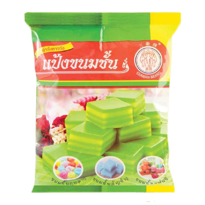 สินค้ามาใหม่-ตราช้างสามเศียร-แป้งขนมชั้น-1000-กรัม-erawan-brand-khanom-chun-flour-1000g-ล็อตใหม่มาล่าสุด-สินค้าสด-มีเก็บเงินปลายทาง