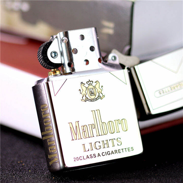 Zippo cigarette lighter genuine flagship store frosted Marlboro