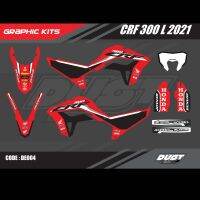 สติ๊กเกอร์วิบาก Honda CRF 300 L 2021 ทั้งคัน Graphic kit สติ๊กเกอร์เคลือบเงา สุดคุ้ม