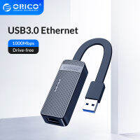 ORICO การ์ดเครือข่าย USB3.0อีเธอร์เน็ตอะแดปเตอร์ RJ45 Lan Ethernet USB สำหรับ Windows 10ชิ้น Xiaomi Mi กล่อง3วินาที Nintendo สวิทช์