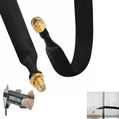 【YF】 1PCS Window and Door Feed Thru Jumper  SMA Male Plug to Female Jack RF Coaxial 50Ohm Pigtail for LTE Antenna Cable