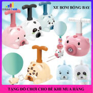 Đồ Chơi Xe Hơi Chạy Bằng Bóng Bay, Bơm Bóng Đua Xe Cho Bé, Đồ Chơi Trẻ Em