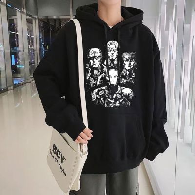 Anime Jojo Bizarre Adventure Hoodies Jotaro Star Platinum Autumn Winter Harajuku Hoodie Men Women Loose Sweatshirt Streetwear Size Xxs-4Xl