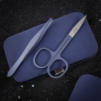 SPO Beauty - Portable Travel Nail Clipper Set Stainless Steel Nail Cutter Kits Multi-Function manicure Pedicure Tools (Ready Stock Blue Color)