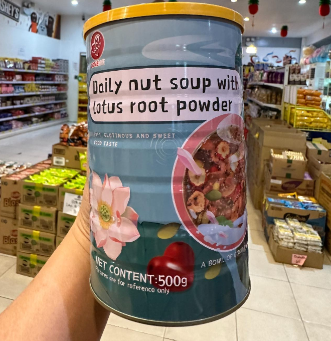 LOVEWE Chia Seed Fruit Lotus Root Powder 500g Daily Nut Soup With