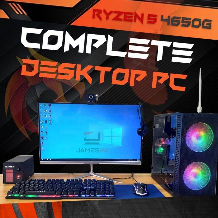 [BUDGET] AMD Ryzen 5 4650G Hexa Core Processor Desktop PC Complete ...