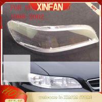 XINFAN 1 * ฝาครอบเลนส์ใสไฟหน้าคู่/เลนส์สีอ่อนไฟหน้ากันชนหน้า/ฝาครอบไฟหน้าสำหรับ HONDA ACCORD S84 CF9 CG5 CG1 1998 1999 2000 2001 2002