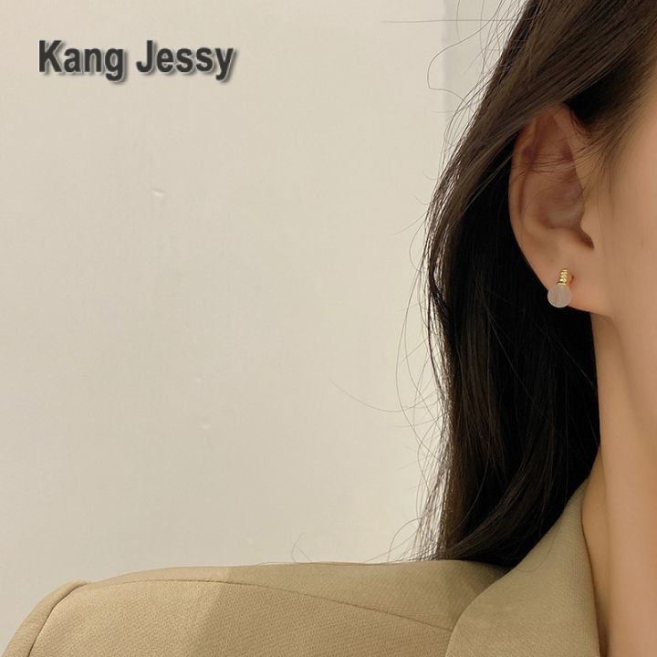 kang-jessy-s925-ต่างหูหลอดไฟขนาดเล็กสีสันสดใสเข็มเงินผู้หญิง-ins-ต่างหูมีสไตล์เรียบง่ายน่ารักต่างหูฮิตในเน็ต