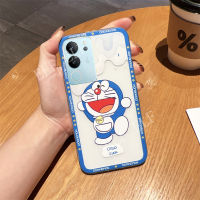 เคสใสลายการ์ตูนน่ารักหรูหราใหม่2023สำหรับ VIVO V29 5G ฝาหลังโปร่งใสกันกระแทกเคสโทรศัพท์ซิลิโคนนิ่ม Vivo V29 5G