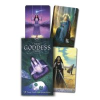 【Cod】 Toy Shoy &amp; Stationers 78ชิ้น/เซ็ตไพ่ทาโรต์เวอร์ชั่นภาษาอังกฤษ Triple Goddess Tarot เกม Divination Friend Party Entertainment Supplies