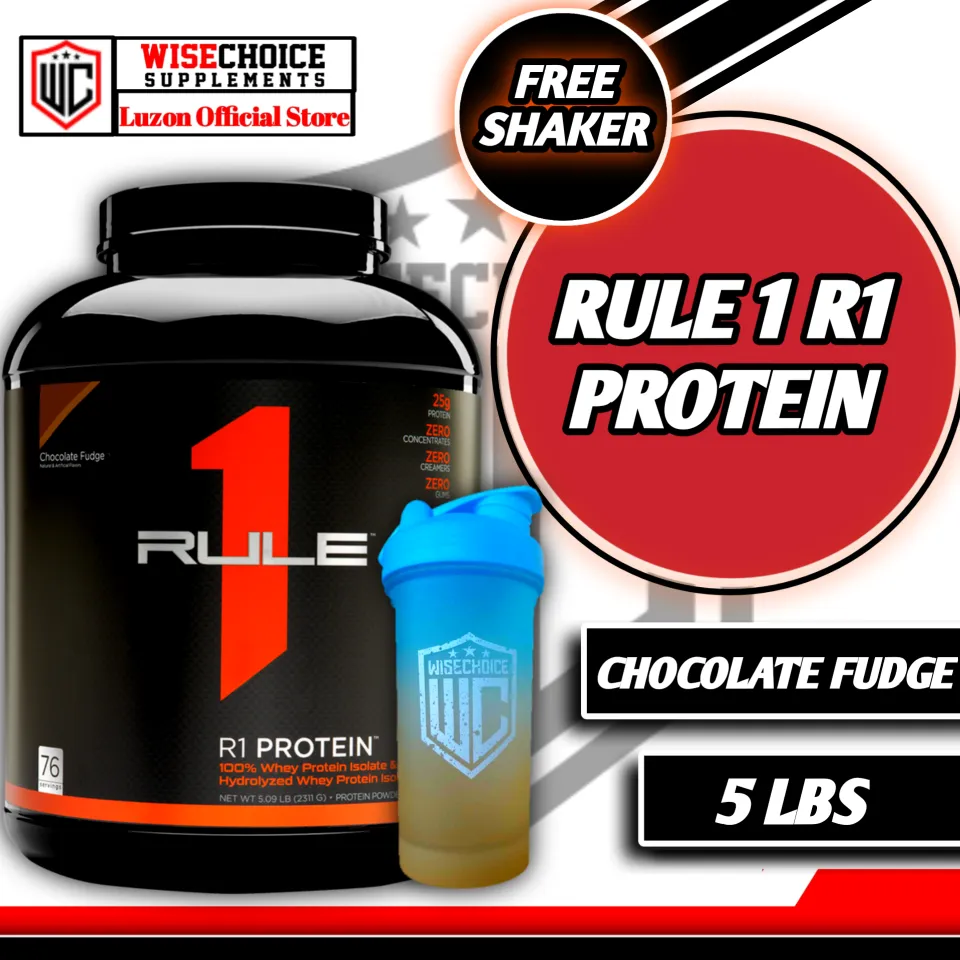 Rule 1 R1 Protein Natural Chocolate Fudge 5 Pounds