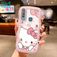 YiaMia เคสโทรศัพท์แฟชั่นสำหรับ VIVO Y17 Y15 Y11 Y12 Y21S 1901 1904 1906 Y02 Y15S Y21T Y15A Y01 Y16 Y22 Y22S Y20S Y12A Y21A Y35 Y50 Y30S ซิลิโคนนิ่มคลื่นที่สร้างสรรค์ Y33S กันกระแทกเคสโทรศัพท์