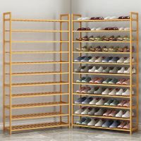 [COD] Shoe shelf simple door home economical dormitory indoor good-looking multi-layer dustproof Nanzhu shoe cabinet storage artifact