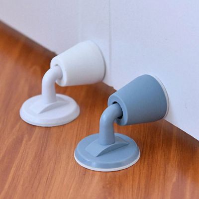 【cw】 Silicone Door Stopper Mute Collision-proof Non Punching Sticker Stop Cushion Holder Wall Protector