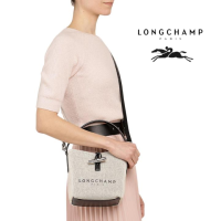 [LONGCHAMP Paris]  LONGCHAMP  กระเป๋าสะพายผ้าลินินสำหรับผู้หญิง LONG CHAMP Women Linen  Cross Body  Shoulder messenger Bags