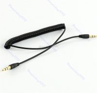 3.5mm Jack Audio Coiled Spiral Male to Male M/M Plug Stereo Extension Cable 4Ft Electronics Stocks Dropship