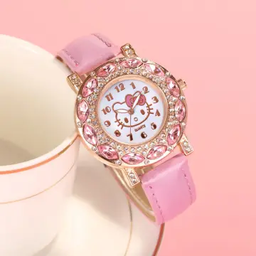 Buy SINCEDA Women Girls Cute Red Hello Kitty Quartz Finger Ring Watch with  Gift Box Online at desertcartINDIA