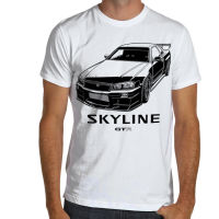 JDM Skyline GTR R34 Soft Cotton Racing T Shirt Multi Color &amp; Sizes