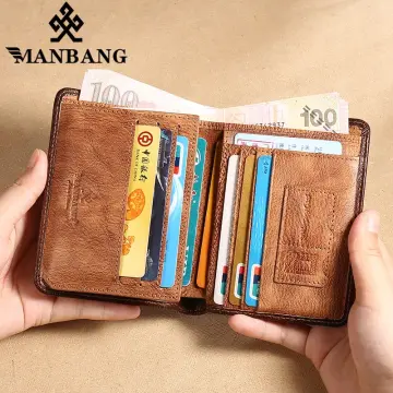 ManBang Classic Style High Quality Genuine Leather Fashion Wallets