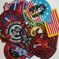 ◘◘♂ Top Gun Tomcat Chapter American Navy Air VF-1 Pilot Armband ironing Embroidery Patch for on sew Clothes Badge Jacket Sticker