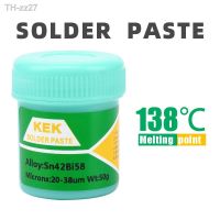 ﹍❐ ow Temperature Solder Paste Sn42Bi58 Melting Point 138℃ Patch Repair Low Temperature Solder Paste