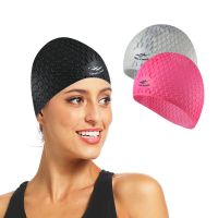 2023 Silicone Swimming Cap Men Women Plus Size Adults Swimming Hat High Elastic Ear Protection Long Hair Sports Ultrathin Caps Swim Caps