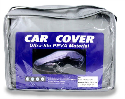 CAR COVER ผ้าคลุมรถ ULYTRA LITE PEVA MATERIAL SIZE L ขนาด 480X175X120CM