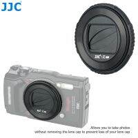 JJC LB-T01 Auto Lens Cap Camera Lens Cover Accessories for Olympus TG6 TG5 TG4 TG3 TG2 TG1 TG-6 TG-5 TG-4 TG-3 TG-2 TG-1 Black