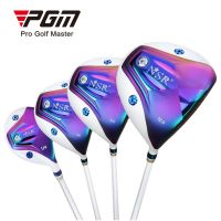 PGM Laser Glossy Design Women Right Handed Titanium Golf Driver Set No.1คุณภาพสูง3 5 Hybrid Wood Golf Club With Flex L Ultralight Graphite Shaft