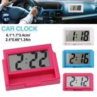 Universal DIY Time Display Digital Clock MotorcycleCar Time Digital Auto Bracket Self-Adhesive Dashboard Clock Clock Electronic Convenient Car Vehicle Durable Truck G4G7