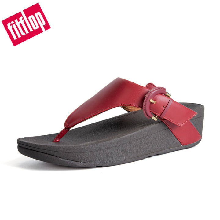 ใหม่-no-1fitflops-สุภาพสตรีรองเท้าแตะหนังใหม่สุภาพสตรีความสูงรองเท้าแตะแสง-soled-หนาด้านล่าง-wedges-รองเท้าแตะสตรี