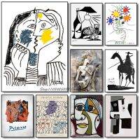 คลาสสิกบทคัดย่อโปสเตอร์ผลงานของศิลปินนามธรรมที่มีชื่อเสียง Picasso ผ้าใบพิมพ์ภาพวาด Wall Art ภาพวาดตกแต่งบ้าน