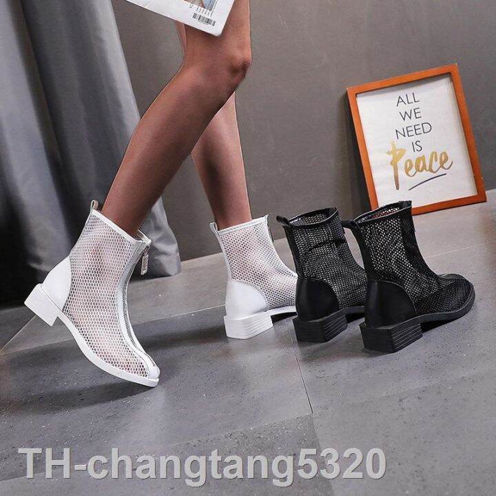 2023changtang5320-2023-ผู้หญิงข้อเท้ารองเท้าฤดูร้อนใหม่แฟชั่นหนาsoled-high-topสุภาพสตรีรองเท้าแตะตาข่ายbreathableสบายรองเท้าสั้น