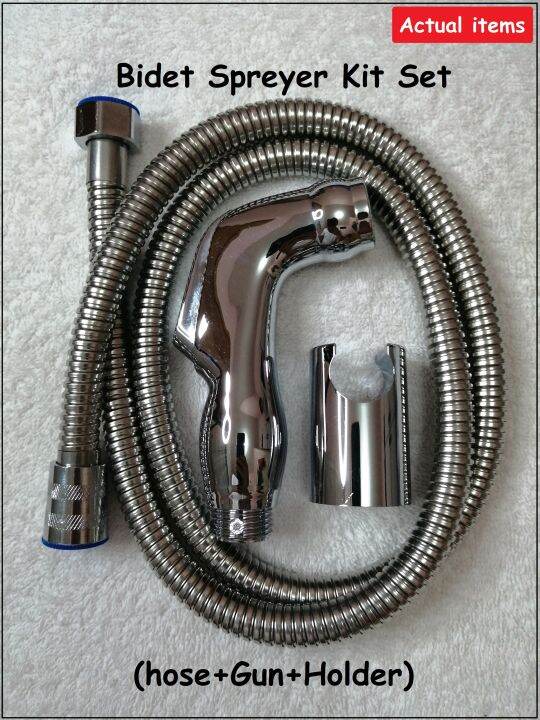 Bidet Sunrise Bidet full set stainless/chrome Toilet Bidet Sprayer Kit