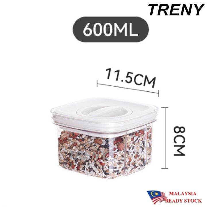 HD Food Storage Airtight Container Twist Lock Food Containers Spice