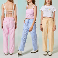 พร้อมส่ง REVERIE Malibu Pants - กางเกงขายาวทรงคาโก้ (มี 3 สี)