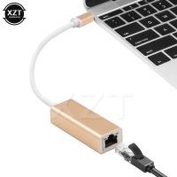 USB Ethernet Adapter USB C Type-C Network Card to RJ45 Lan Wired for MacBook Windows 8/10 Laptop 10M/100M/1000M aluminium alloy  USB Network Adapters