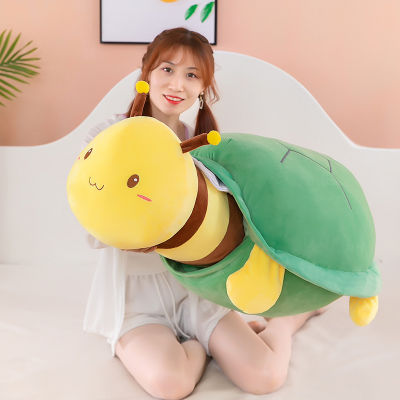 （HOT) TikTok Turtle Honey Doll หมอนตลกเบาะตุ๊กตาเต่าผึ้งที่ถอดออกได้ให้ของขวัญตุ๊กตาแฟน