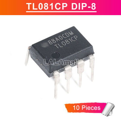 10ชิ้น TL081CP DIP-8 TL 081 CP DIP8 DIP JFET อินพุตชิป OP AMP แบบใหม่ดั้งเดิม
