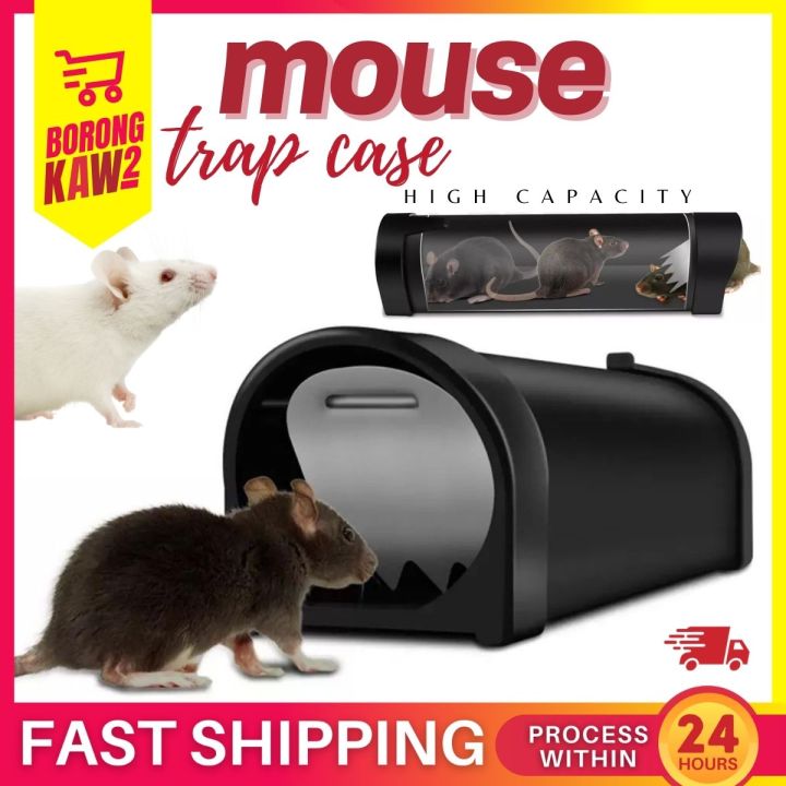 Humane Mouse Traps Reusable Plastic Rodents Trap Self Locking Catch And  Release Trap Bucket For Indoor Outdoor Pests Supplies - AliExpress