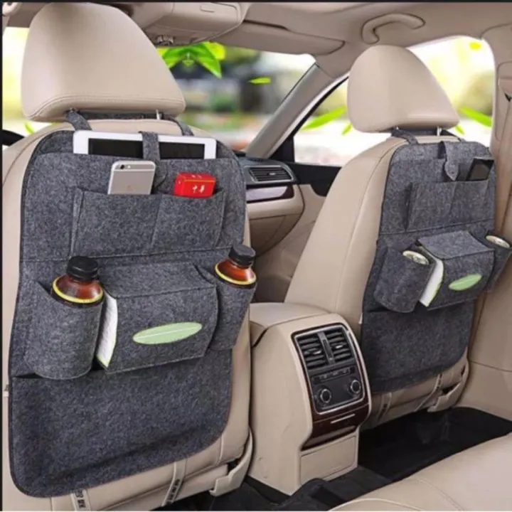 Auto Car Seat Holder Back Multi-Pocket Storage Bag Organizer SUVs Accessory